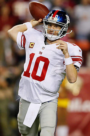 In need of a win to keep their playoff hopes alive, Eli Manning and the Giants might have found the perfect foe in the struggling Ravens.